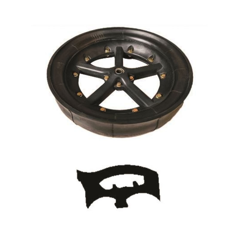 Bánh giới hạn độ sâu rộng nylon, 5 chấu